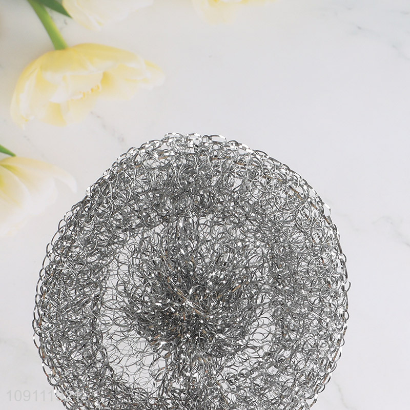 New Arrival 2 Pieces Stainless Steel Wool Scrubbers Multipurpose Steel Scrubbers