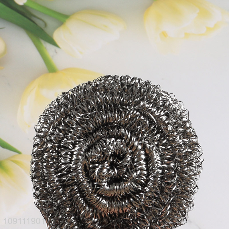 High Quality 2 Pieces Stainless Steel Scrubbers Steel Wool Scrubbers Wholesale