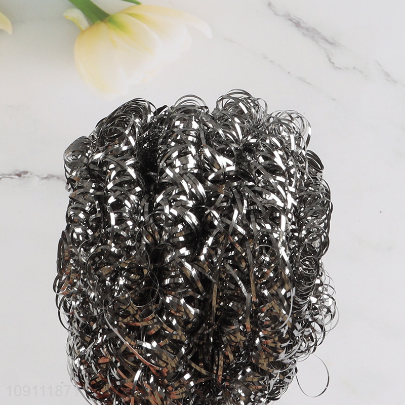 Low Price Stainless Steel Wool Scrubber Heavy Duty Metal Dish Scrubber