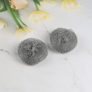 New Arrival 2 Pieces Stainless Steel Wool Scrubbers Multipurpose Steel Scrubbers