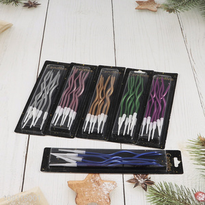 Popular Product 6 Pieces Twisted <em>Birthday</em> <em>Candles</em> Cake <em>Candles</em> for <em>Birthday</em> Wedding