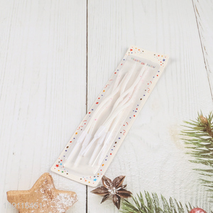 New Arrival 6 Pieces Twisted <em>Birthday</em> <em>Candles</em> Long Thin Non-Toxic <em>Candles</em> Set