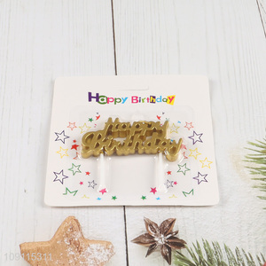 Online Wholesale Gold Happy <em>Birthday</em> <em>Candles</em> <em>Birthday</em> Cake <em>Candles</em> Party <em>Candles</em>