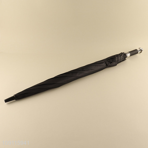 Online wholesale black windproof waterproof business <em>umbrella</em> for men women