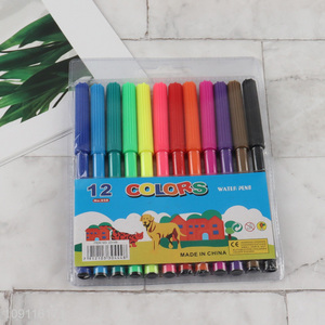 China factory 12colors non-toxic diy <em>painting</em> watercolor pen for stationery