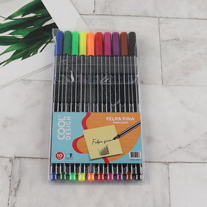 Popular products 10colors non-toxic kids <em>painting</em> watercolor pen set