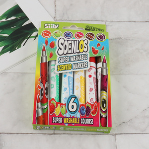 Online wholesale 6pcs washable children <em>painting</em> watercolor pen set
