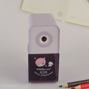 Factory wholesale cartoon students kids <em>pencil</em> sharpener machine
