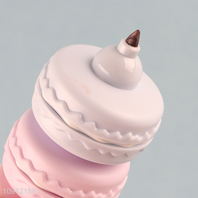 New arrival macaron shape cartoon highlighter pen for stationery