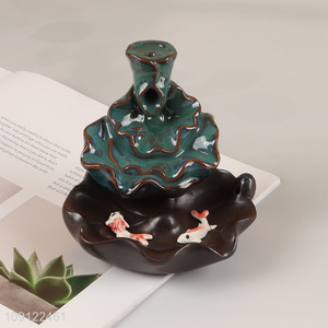 Wholesale Ceramic Backflow <em>Incense</em> Burner for Office Yoga Room Decoration