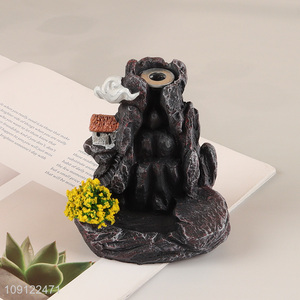 Factory Price Decorative Backflow <em>Incense</em> Burner Ceramic Waterfall <em>Incense</em> Holder