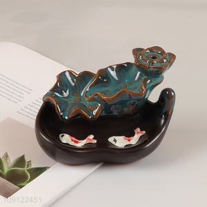 New Product Ceramic Backflow <em>Incense</em> Burner Home Reading Room Ornaments