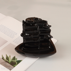 Factory Price Ceramic Backflow <em>Incense</em> Burner for Office Yoga Room Decoration