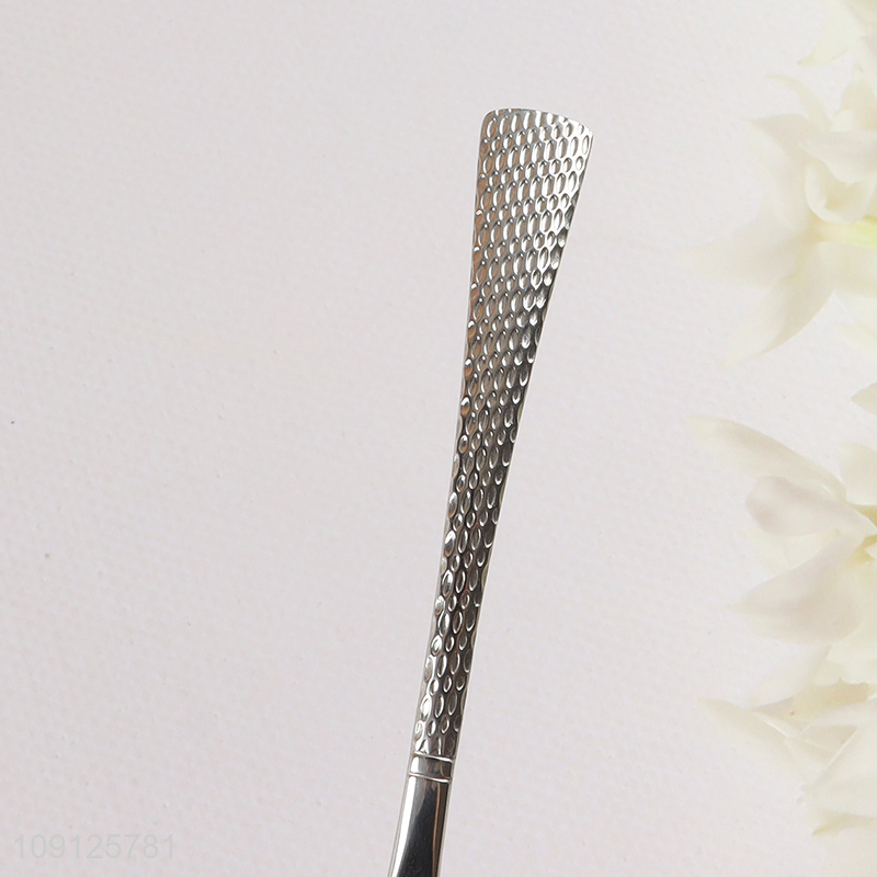 Hot Selling Stainless Steel Spoon Hammered Dinner Spoon for Restaurant