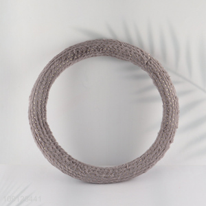 Yiwu market winter plush <em>car</em> <em>steering</em> <em>wheel</em> <em>cover</em> protector for sale