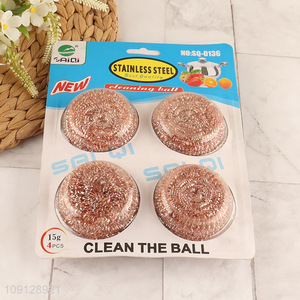 China wholesale 4pcs kitchen bowl washing <em>clean</em> <em>ball</em> kit
