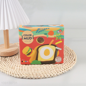 China Imports DIY <em>Play</em> <em>Dough</em> Set Breakfast Themed Modeling Clay Set