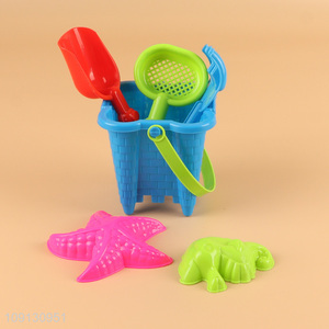 High Quality <em>Plastic</em> Beach Toys Sand Toy Set with Sand <em>Bucket</em>