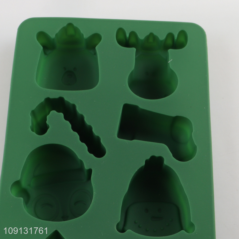 Wholesale 6-Cavity Christmas Silicone Molds Christmas Chocolate Candy Molds
