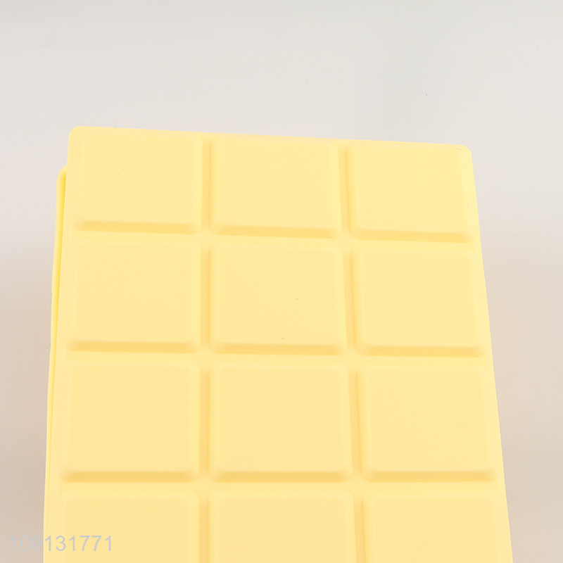 High Quality Food Grade Silicone Ice Cube Tray with Removeable Lid