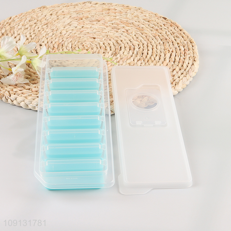 Good Quality Reusable Silicone Ice Cube Tray Ice Stick Tray with Lid