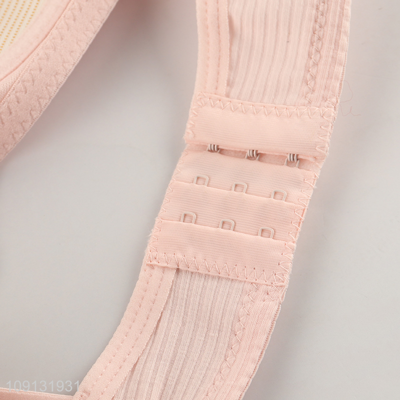 Top quality pink breathable seamless women underwear bra