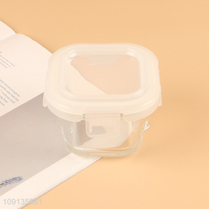 China factory clear glass sealed food container preservation bowl