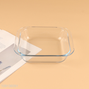 Good quality clear home glass baking pan baking tray for sale