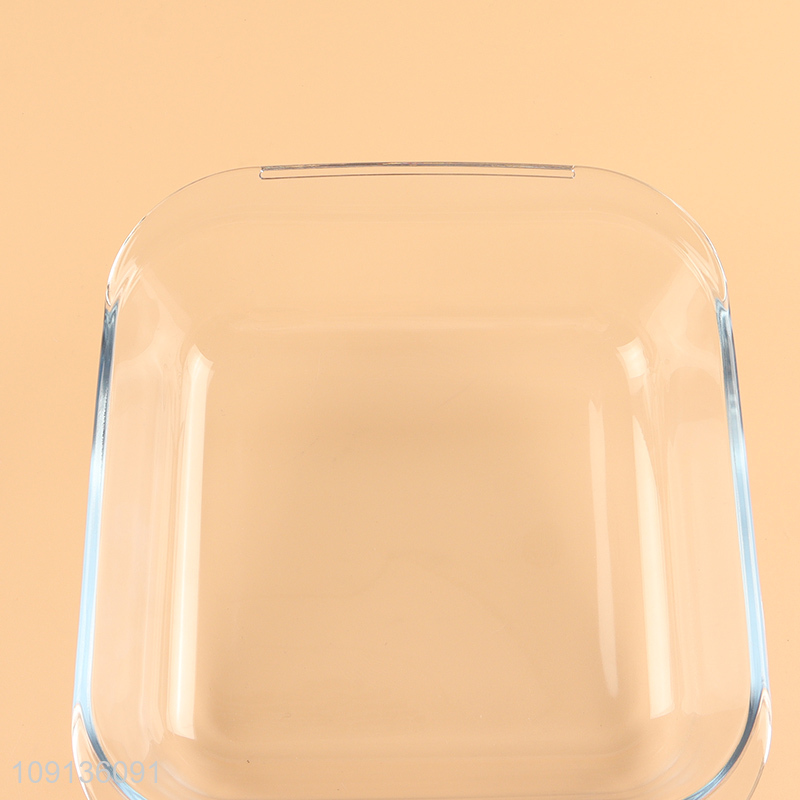 Good quality clear home glass baking pan baking tray for sale