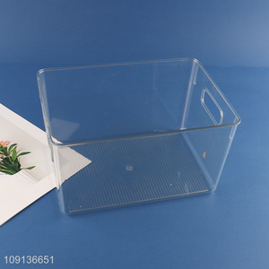 Hot Selling Clear Plastic <em>Storage</em> <em>Basket</em> for Kitchen Countertop Pantry