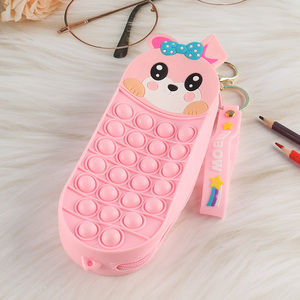 New Product Silicone <em>Pencil</em> Case Pop It Sensory Toy <em>Pencil</em> Case