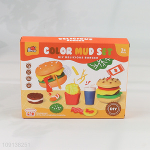 Top products non-toxic kids diy hamburger series <em>play</em> <em>dough</em> set