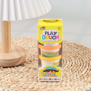 China products 3pcs children non-sticky diy <em>play</em> <em>dough</em> set toys