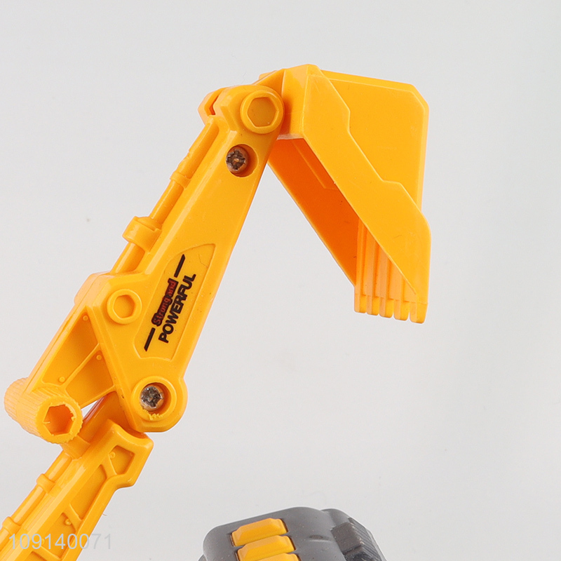 Low price creative kids boys inertia engineering truck toys