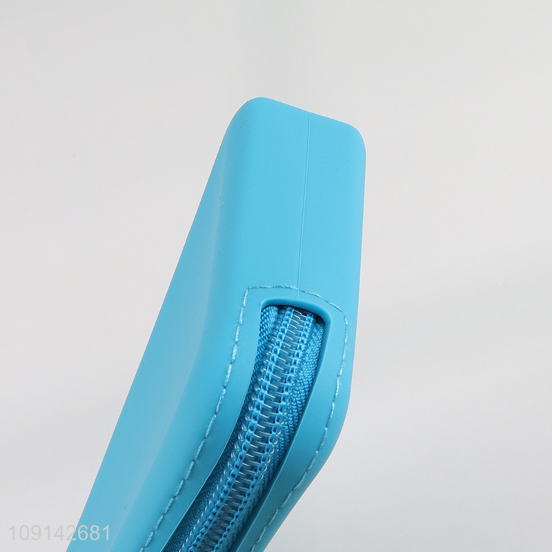Most popular portable multicolor silicone simple wallet storage bag
