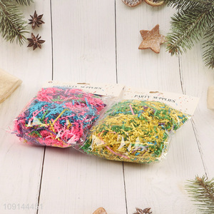 New product colorful gift packaging shredded tissue filler paper