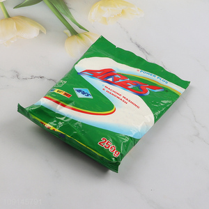 Top selling household 250g machine washing& handwash laundry detergent powder