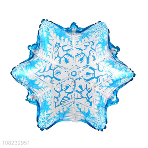 Top selling snowflakes pattern christmas party balloon