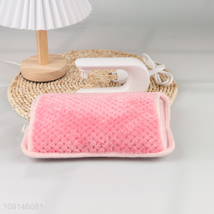 Best selling pink 220-240v rechargable electric <em>hot</em> <em>water</em> <em>bag</em> for winter