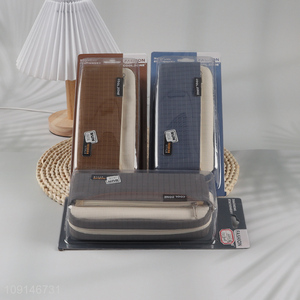 Yiwu market multicolor large capacity students <em>pencil</em> case for stationery