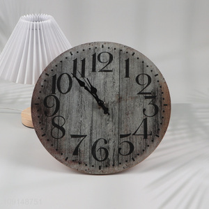 Factory price round living room decor wall clock  for sale