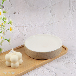 China supplier round ceramic bathroom accessories <em>soap</em> <em>holder</em> for sale