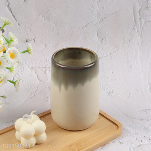 Good selling <em>ceramic</em> home hotel bathroom accessories mouthwash <em>cup</em> toothbrush <em>cup</em>
