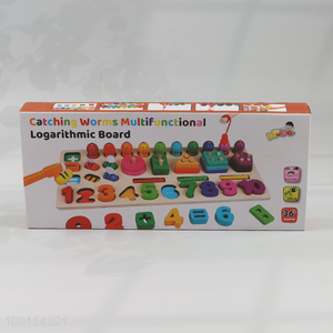 Good selling baby early education toy logarithmic board toys
