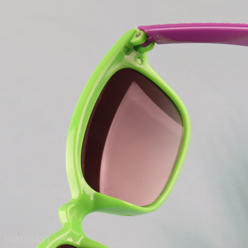 Factory price plastic fashion children sunglasses summer glasses