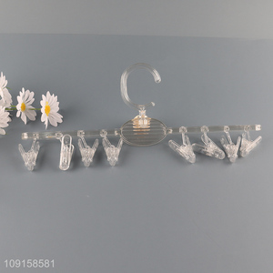 Online wholesale transparent household hanging socks rack
