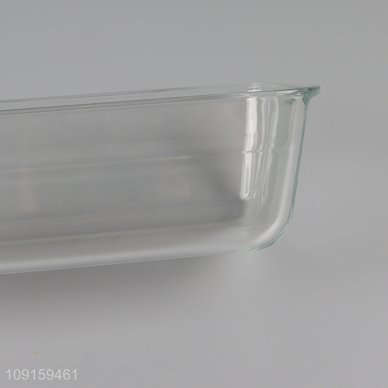 New Product 1.5L High Borosilicate Glass Baking Tray Glass Baking Dish