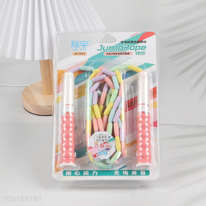 Online Wholesale Beaded <em>Skipping</em> <em>Rope</em> Segmented Jump <em>Rope</em> for Kids
