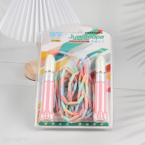 New Product Beaded Jump <em>Rope</em> Tangle Free <em>Skipping</em> <em>Rope</em> for Students