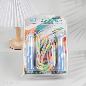 China Imports Adjustable <em>Skipping</em> <em>Rope</em> Beaded Jump <em>Rope</em> for Kids